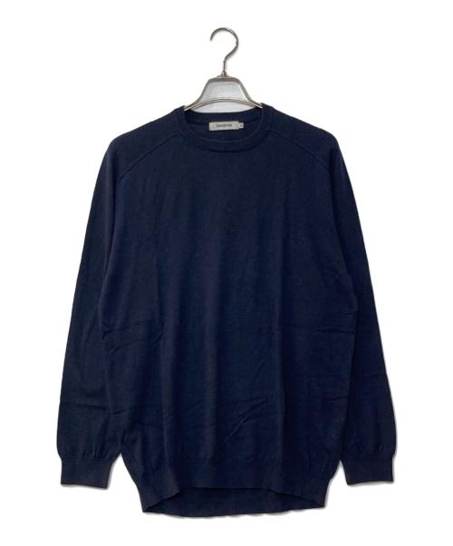 nonnative（ノンネイティブ）nonnative (ノンネイティブ) DWELLER SWEATER T/C/S YARN ネイビー サイズ:3の古着・服飾アイテム