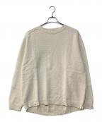 nonnativeノンネイティブ）の古着「TROOPER SWEATER COTTON YARN OVERDYED VW」｜ホワイト