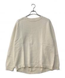 nonnative（ノンネイティブ）の古着「TROOPER SWEATER COTTON YARN OVERDYED VW」｜ホワイト