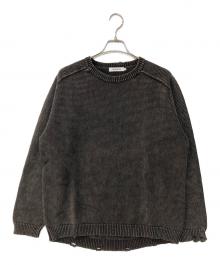 nonnative（ノンネイティブ）の古着「TROOPER SWEATER COTTON YARN OVERDYED VW」｜グレー