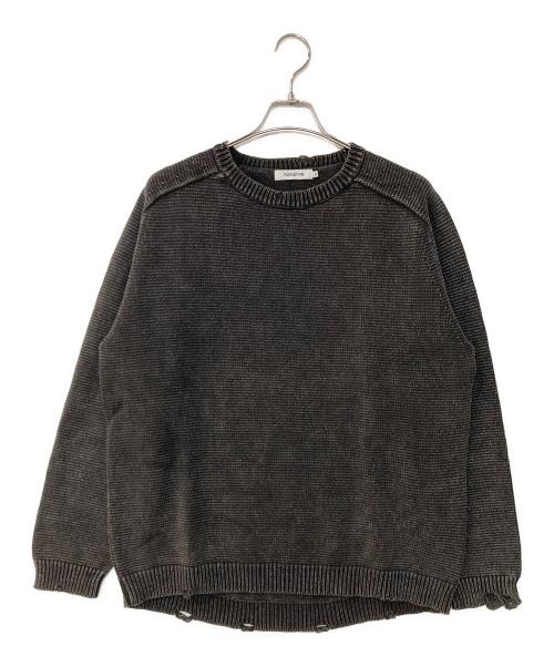nonnative（ノンネイティブ）nonnative (ノンネイティブ) TROOPER SWEATER COTTON YARN OVERDYED VW グレー サイズ:4の古着・服飾アイテム