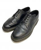 Dr.Martensドクターマーチン）の古着「イエローステッチブローグシューズ」｜ブラック