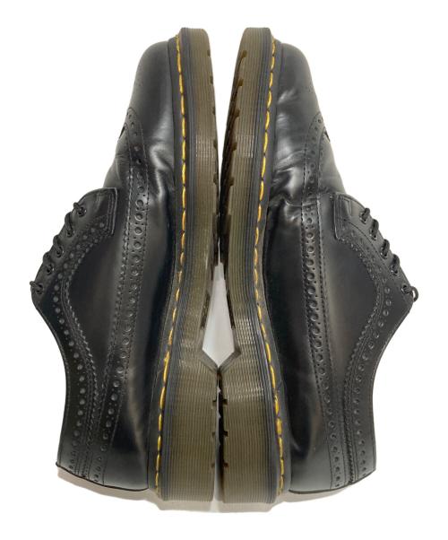 Dr.Martens（ドクターマーチン）Dr.Martens (ドクターマーチン) イエローステッチブローグシューズ ブラック サイズ:UK8の古着・服飾アイテム