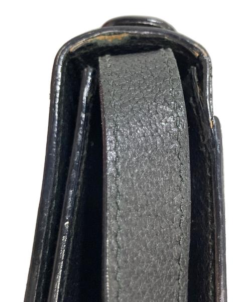 GUCCI（グッチ）GUCCI (グッチ) 2WAY レザーショルダーバッグ ブラックの古着・服飾アイテム