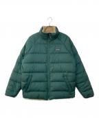 Patagoniaパタゴニア）の古着「Reversible Silent Down Jacke/リバーシブルサイレントダウンジャケット」｜グリーン