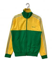 adidas（アディダス）の古着「00’ｓバイカラートラックジャケット」｜イエロー×グリーン