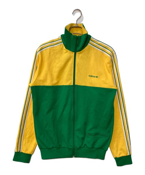 adidas（アディダス）adidas (アディダス) 00’ｓバイカラートラックジャケット イエロー×グリーンの古着・服飾アイテム