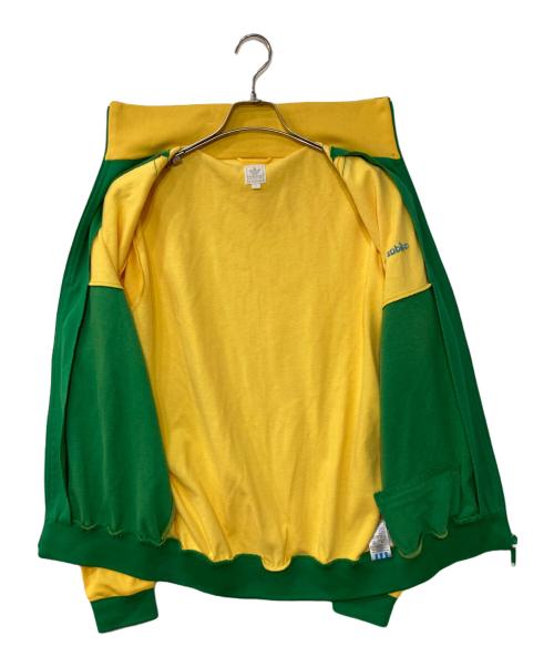 adidas（アディダス）adidas (アディダス) 00’ｓバイカラートラックジャケット イエロー×グリーンの古着・服飾アイテム