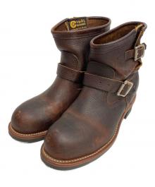 CHIPPEWA（チペワ）の古着「7インチエンジニアブーツ」｜ブラウン