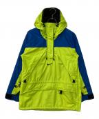NIKE ACGナイキエーシージー）の古着「90s ナイロン プルオーバージャケット」｜グリーン×ブルー