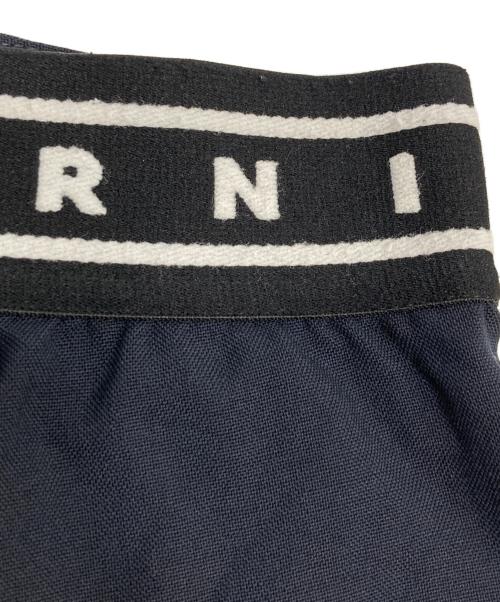 MARNI（マルニ）MARNI (マルニ) ウエストロゴイージースラックス　PUMU0242UD ネイビー サイズ:44の古着・服飾アイテム