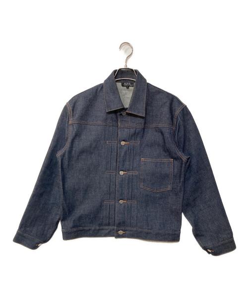 A.P.C.（アーペーセー）A.P.C. (アーペーセー) VESTEJEAN 1ST コットンデニムジャケット インディゴ サイズ:Sの古着・服飾アイテム
