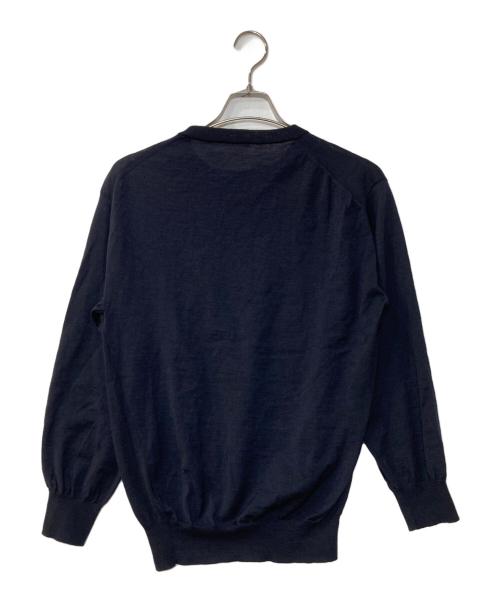 COMOLI（コモリ）COMOLI (コモリ) 21Gウールクルーネックニット ネイビー サイズ:2の古着・服飾アイテム
