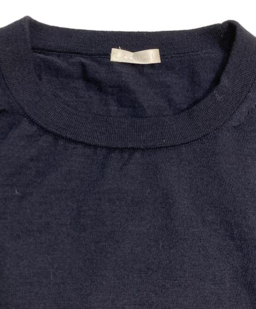 COMOLI（コモリ）COMOLI (コモリ) 21Gウールクルーネックニット ネイビー サイズ:2の古着・服飾アイテム