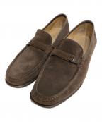 Salvatore Ferragamoサルヴァトーレ フェラガモ）の古着「スエードローファー」｜ブラウン