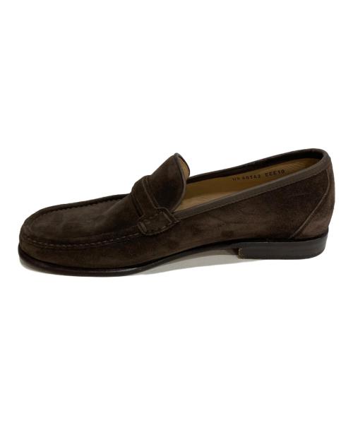 Salvatore Ferragamo（サルヴァトーレ フェラガモ）Salvatore Ferragamo (サルヴァトーレ フェラガモ) スエードローファー ブラウン サイズ:10EEEの古着・服飾アイテム