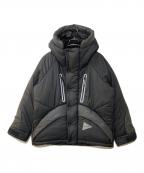 and wanderアンドワンダー）の古着「PRIMALOFT RIP JACKET 中綿ジャケット」｜ブラック