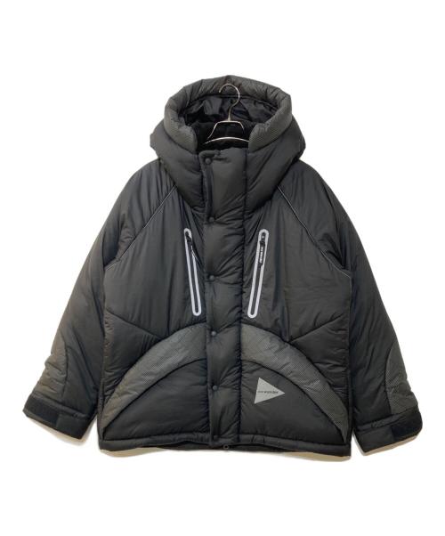 and wander（アンドワンダー）and wander (アンドワンダー) PRIMALOFT RIP JACKET 中綿ジャケット ブラック サイズ:L/XLの古着・服飾アイテム