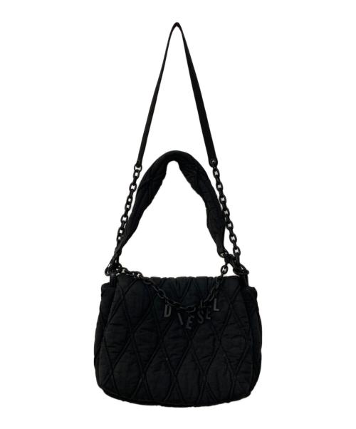 DIESEL（ディーゼル）DIESEL (ディーゼル) CHARM-D SHOULDER M ブラックの古着・服飾アイテム