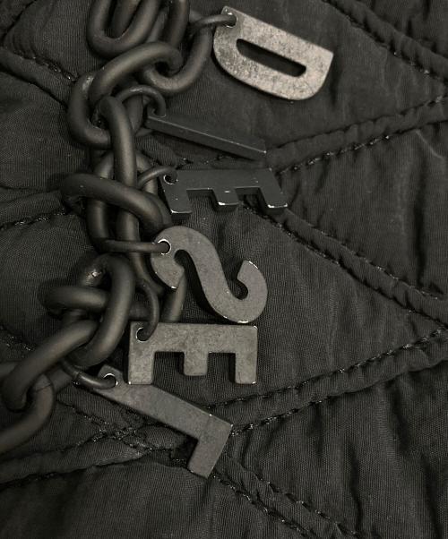 DIESEL（ディーゼル）DIESEL (ディーゼル) CHARM-D SHOULDER M ブラックの古着・服飾アイテム