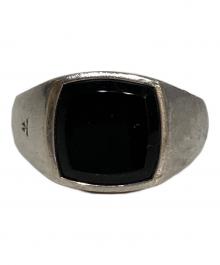 TOM WOOD（トムウッド）の古着「KAY RING POLISHED ONYX」｜シルバー
