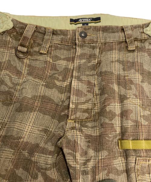 AVIREX（アヴィレックス）AVIREX (アヴィレックス) ミリタリーカーゴパンツ ブラウン サイズ:Lの古着・服飾アイテム