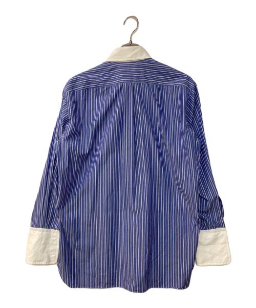 BURBERRY LONDON（バーバリーロンドン）BURBERRY LONDON (バーバリーロンドン) ボタンダウンストライプシャツ ブルー サイズ:Mの古着・服飾アイテム