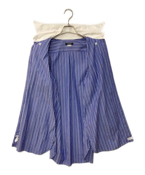 BURBERRY LONDON（バーバリーロンドン）BURBERRY LONDON (バーバリーロンドン) ボタンダウンストライプシャツ ブルー サイズ:Mの古着・服飾アイテム