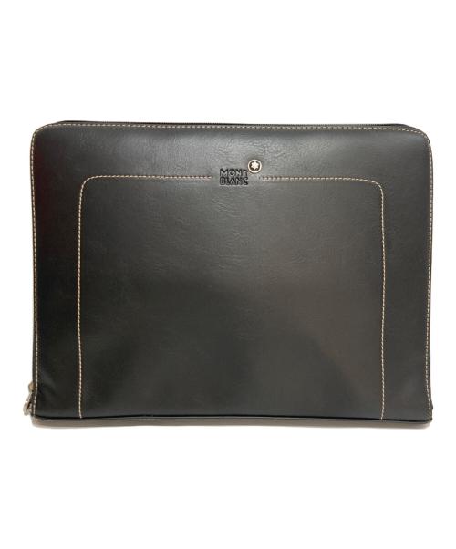 MONTBLANC（モンブラン）MONTBLANC (モンブラン) クラッチバッグ ブラックの古着・服飾アイテム