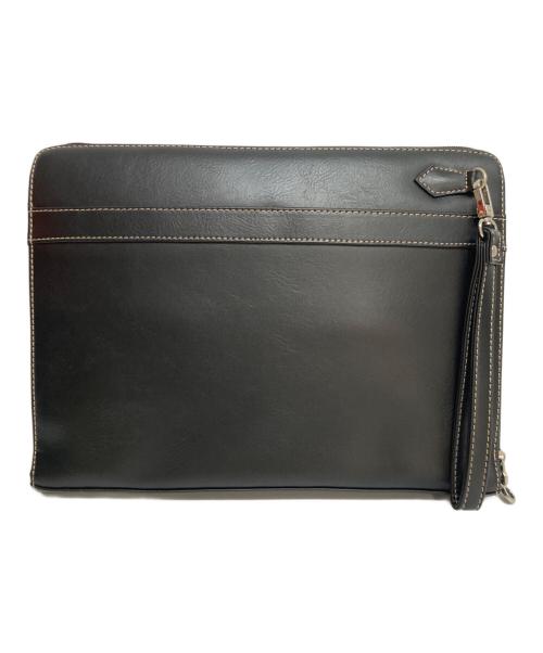 MONTBLANC（モンブラン）MONTBLANC (モンブラン) クラッチバッグ ブラックの古着・服飾アイテム