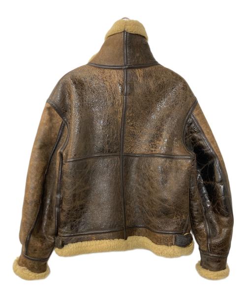 AVIREX（アヴィレックス）AVIREX (アヴィレックス) TYPE B-3 ムートンフライトジャケット ブラウン サイズ:38の古着・服飾アイテム