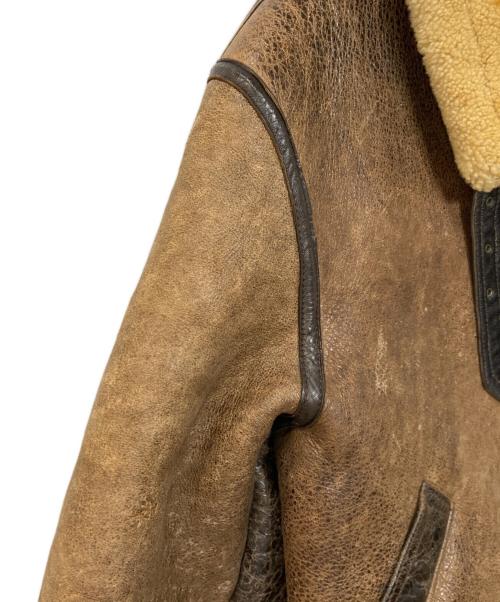 AVIREX（アヴィレックス）AVIREX (アヴィレックス) TYPE B-3 ムートンフライトジャケット ブラウン サイズ:38の古着・服飾アイテム