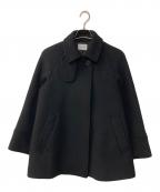 STEVEN ALANスティーブンアラン）の古着「WOOL BEAVER TENT SHORT COAT ウール ビーバー テント ショートコート」｜ブラック