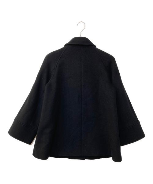 STEVEN ALAN（スティーブンアラン）STEVEN ALAN (スティーブンアラン) WOOL BEAVER TENT SHORT COAT ウール ビーバー テント ショートコート ブラック サイズ:Sの古着・服飾アイテム