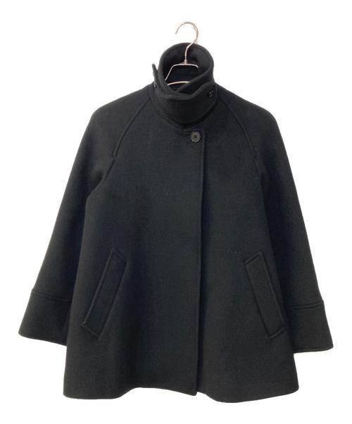 STEVEN ALAN（スティーブンアラン）STEVEN ALAN (スティーブンアラン) WOOL BEAVER TENT SHORT COAT ウール ビーバー テント ショートコート ブラック サイズ:Sの古着・服飾アイテム