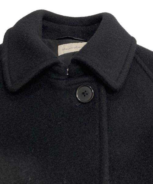 STEVEN ALAN（スティーブンアラン）STEVEN ALAN (スティーブンアラン) WOOL BEAVER TENT SHORT COAT ウール ビーバー テント ショートコート ブラック サイズ:Sの古着・服飾アイテム