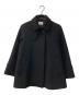 STEVEN ALAN（スティーブンアラン）の古着「WOOL BEAVER TENT SHORT COAT ウール ビーバー テント ショートコート」｜ブラック