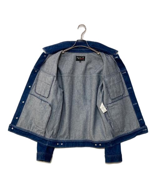 agnes b homme（アニエスベーオム）agnes b homme (アニエスベーオム) デニムジャケット インディゴ サイズ:Mの古着・服飾アイテム