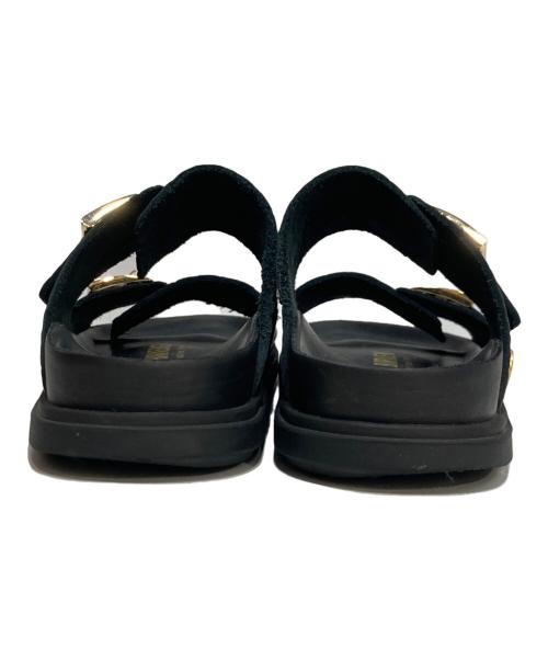 BIRKENSTOCK（ビルケンシュトック）BIRKENSTOCK (ビルケンシュトック) UNITED ARROWS (ユナイテッドアローズ) 別注 ST BARTHS ブラック サイズ:37の古着・服飾アイテム