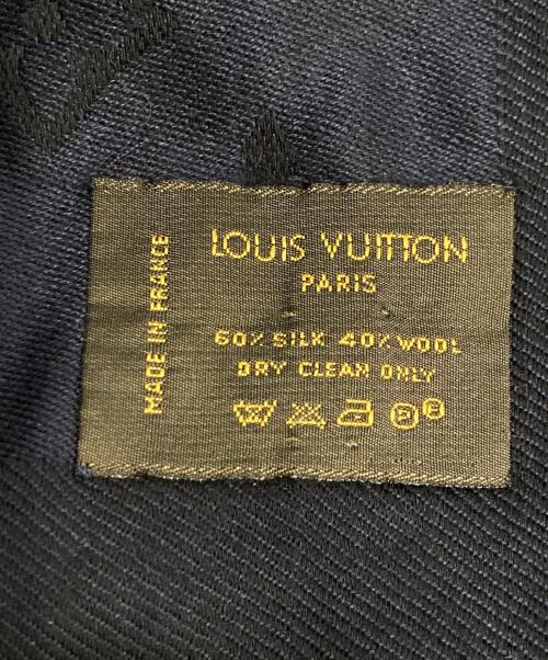 LOUIS VUITTON（ルイ ヴィトン）LOUIS VUITTON (ルイ ヴィトン) ショール・モノグラム ストール ネイビーの古着・服飾アイテム
