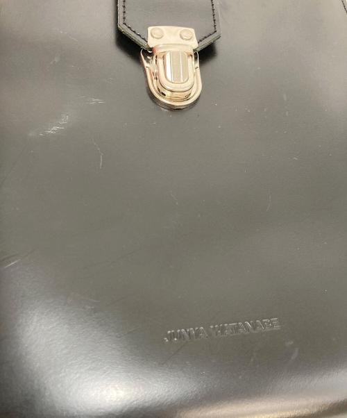 JUNYA WATANABE COMME des GARCONS（(ジュンヤワタナベ コムデギャルソン）JUNYA WATANABE COMME des GARCONS ((ジュンヤワタナベ コムデギャルソン) レザーショルダーバッグ ブラックの古着・服飾アイテム