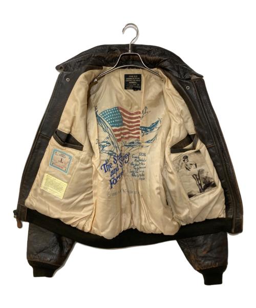 AVIREX（アヴィレックス）AVIREX (アヴィレックス) TYPE A-2 フライトジャケット ブラウン サイズ:Sの古着・服飾アイテム