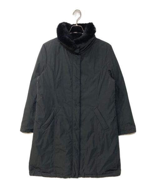 UNTITLED（アンタイトル）UNTITLED (アンタイトル) POLISH WHITE DUCKダウンコート ブラック サイズ:42の古着・服飾アイテム