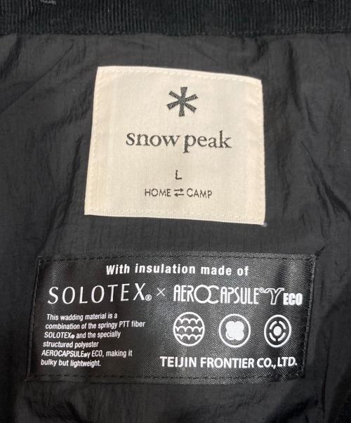 Snow peak（スノーピーク）Snow peak (スノーピーク) TAKIBI Ripstop Adjustable Jacket ブラック サイズ:Lの古着・服飾アイテム