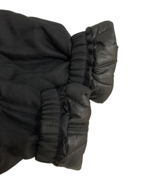 COMME des GARCONS SHIRT（コムデギャルソンシャツ）COMME des GARCONS SHIRT (コムデギャルソンシャツ) COACH JACKET アシンメトリー キルティング コーチジャケット ブラック×グレー サイズ:Mの古着・服飾アイテム