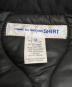 中古・古着 COMME des GARCONS SHIRT (コムデギャルソンシャツ) COACH JACKET アシンメトリー キルティング コーチジャケット ブラック×グレー サイズ:M：30000円