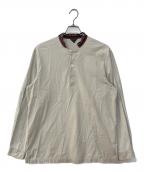 COMME des GARCONS HOMME PLUSコムデギャルソンオムプリュス）の古着「チロリアン スキッパーシャツ」｜ベージュ