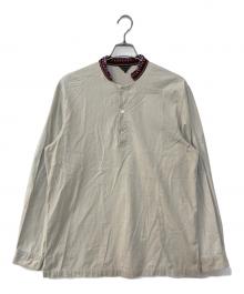 COMME des GARCONS HOMME PLUS（コムデギャルソンオムプリュス）の古着「チロリアン スキッパーシャツ」｜ベージュ