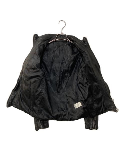 FUGA（フーガ）FUGA (フーガ) シングルライダースジャケット ブラック サイズ:46の古着・服飾アイテム