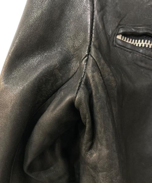 FUGA（フーガ）FUGA (フーガ) シングルライダースジャケット ブラック サイズ:46の古着・服飾アイテム